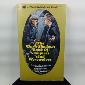 Vintage Dark Shadows Book of Vampires and Werewolves Paperback Library 63-419